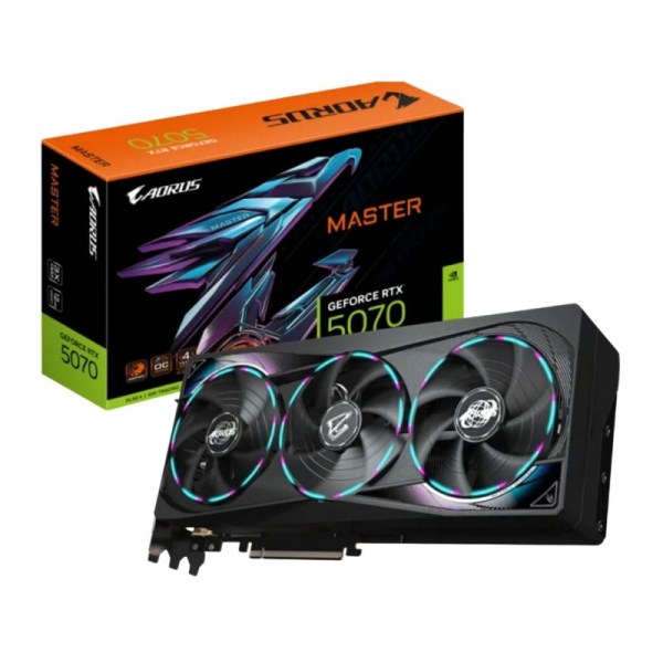 PLACA DE VIDEO GIGABYTE RTX 5070 AORUS 12GB GDRR7 PLACA DE VIDEO GIGABYTE RTX 5070 AORUS 12GB GDRR7
